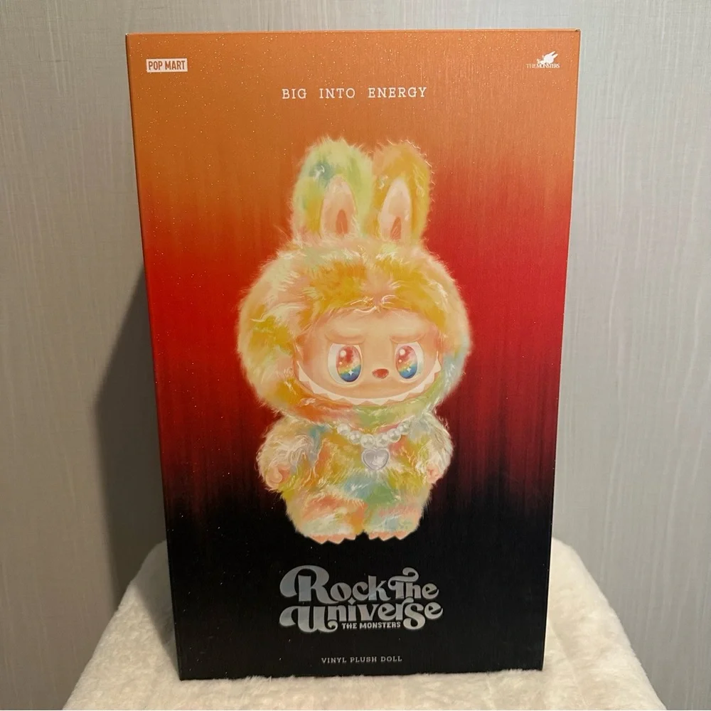 NWT Pop Mart | Rock The Universe The Monsters Big into Energy Vinyl Plush Doll - Picture 2 of 5